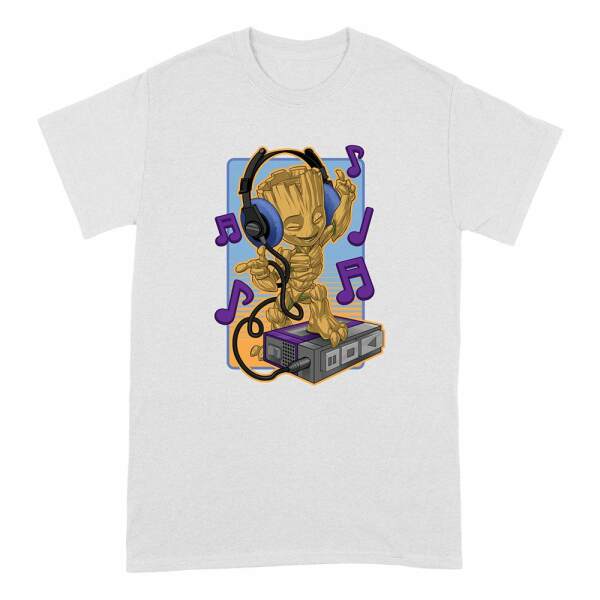Camiseta I Am Groot – Groot Feel The Music Marvel talla L - Collector4u.com