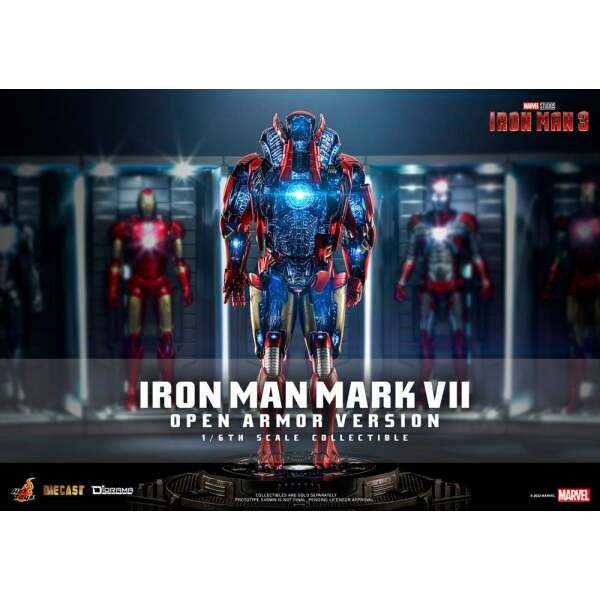 Diorama Iron Man Mark VII Open Armor Version Iron Man 3 1/6 32 cm