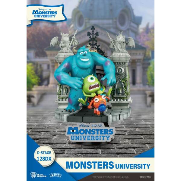 Diorama Mike Y Sulley Monstruos University D Stage Pvc 14 Cm