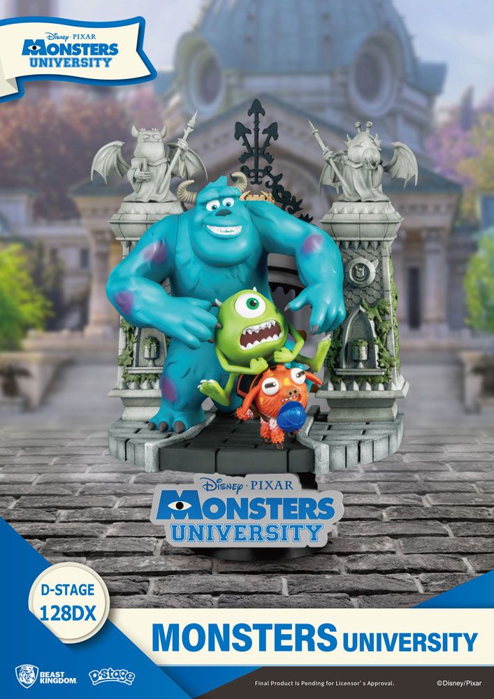 Diorama Mike y Sulley Monstruos University D-Stage PVC 14 cm