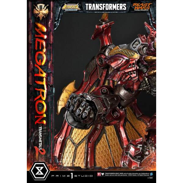 Estatua Megatron Transmetal Transformers Beast Wars 1/4 Premium Masterline 2 74 cm - Collector4u.com