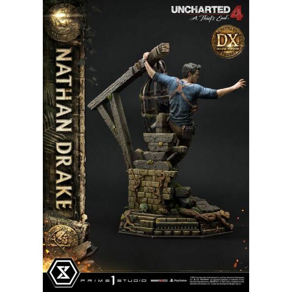 Estatua Nathan Drake Ultimate Premium Masterline Uncharted 4: A Thief’s End 1/4 Deluxe Bonus Version 69 cm - Collector4u.com
