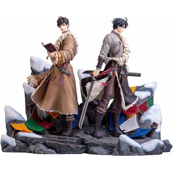 Estatuas Wu Xie & Zhang Qiling Floating Life in Tibet Time Raiders Ver. Special Set PVC 1/7 28 cm