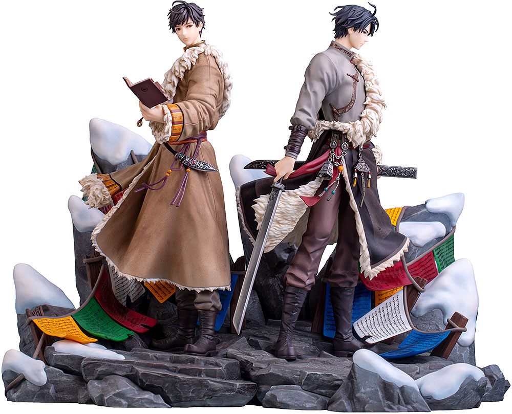 Estatuas Wu Xie Zhang Qiling Floating Life In Tibet Time Raiders Ver Special Set Pvc 1 7 28 Cm