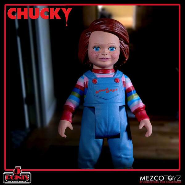 Figura Chucky el muñeco diabólico 5 points 10 cm - Collector4u.com