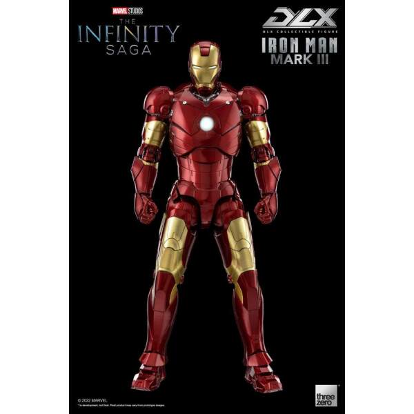 Figura Iron Man Mark 3 Infinity Saga Dlx 1 12 17 Cm