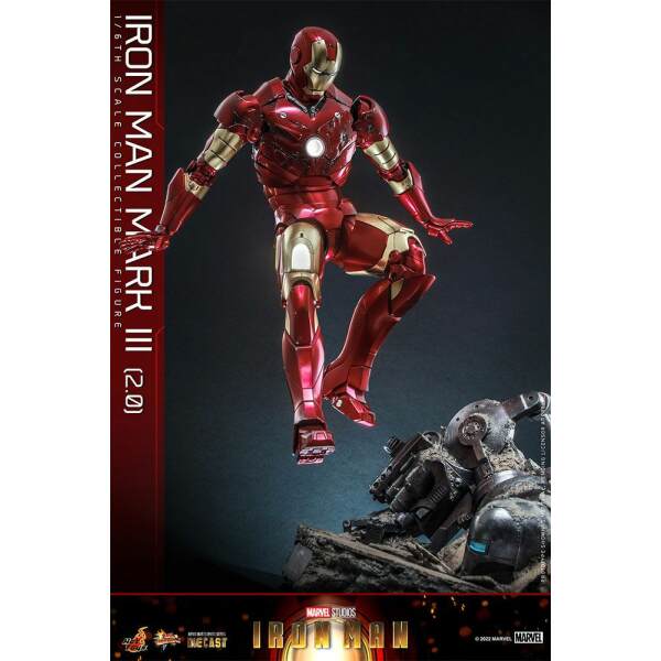 Figura Iron Man Mark III 2.0 Movie Masterpiece Series Diecast 1/6 Iron Man 32 cm - Collector4u.com