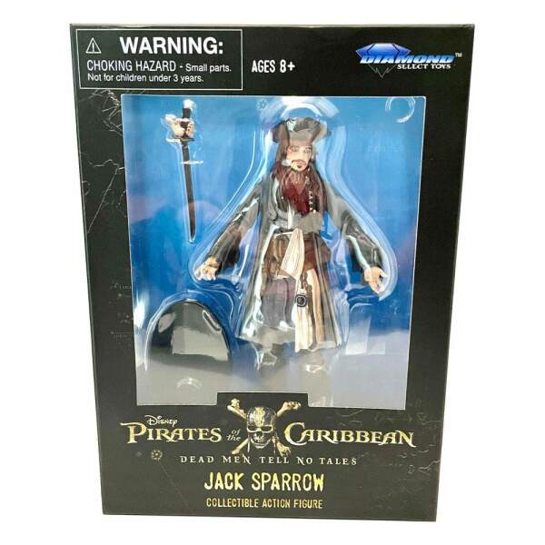 Figura Jack Sparrow Walgreens Piratas del Caribe La Venganza de Salazar Select Exclusive 18 cm - Collector4u.com