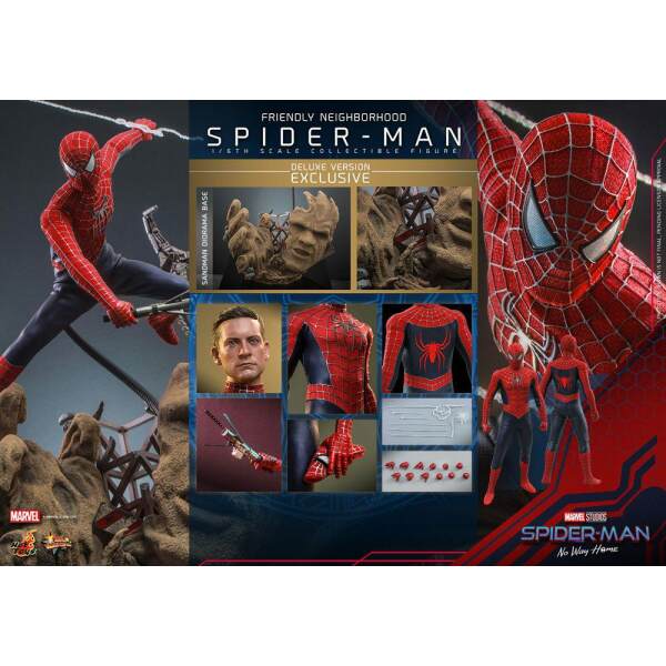 Figura Movie Masterpiece Spider-Man Spider-Man: No Way Home 1/6 Friendly Neighborhood (Deluxe Version) 30 cm - Collector4u.com