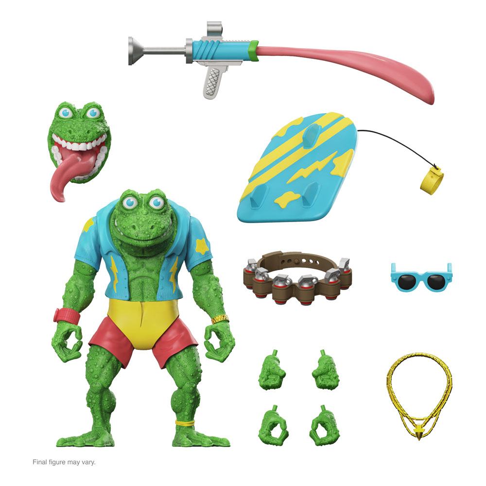 Figura Ultimates Genghis Frog Tortugas Ninja 18 Cm