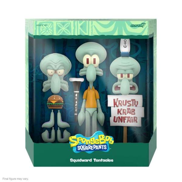 Figura Ultimates Squidward Bob Esponja 18 cm - Collector4u.com
