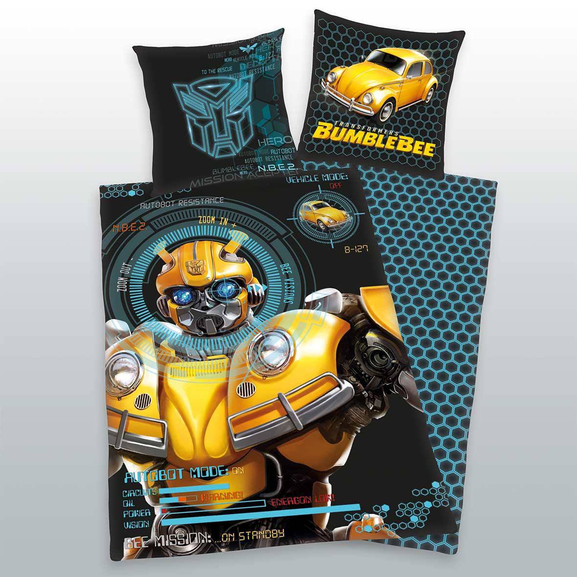 Funda Nórdica Transformers Bumblebee 135 x 200 cm / 80 x 80 cm