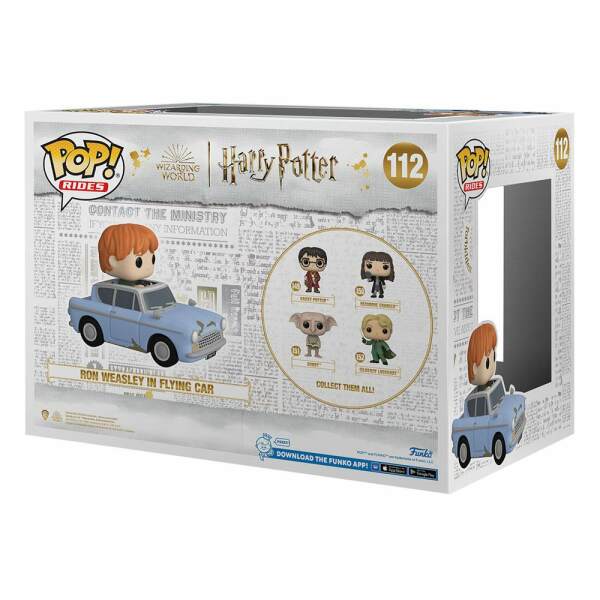 Funko Ron w/Car Harry Potter – Chamber of Secrets Anniversary POP! Rides Vinyl Figura 15 cm - Collector4u.com