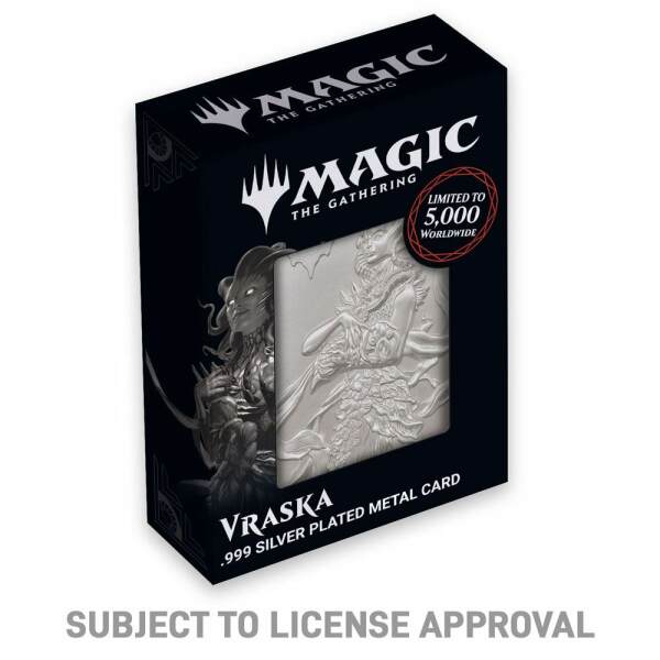 Lingote Vraska Limited Edition plateado Magic the Gathering - Collector4u.com