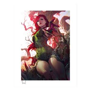 Litografia Poison Ivy Dc Comics 46 X 61 Cm