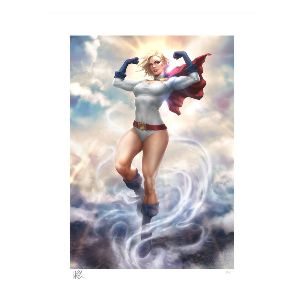 Litografía Power Girl DC Comics 46 x 61 cm