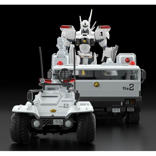 Maquetas Mobile Police Patlabor Plastic Model Kit Moderoid 1/60 Type 98 Special Command Vehicle & Type 99 Special Labor Carrier - Collector4u.com
