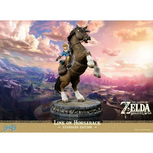 Estatua Link on Horseback The Legend of Zelda Breath of the Wild 56 cm - Collector4u.com