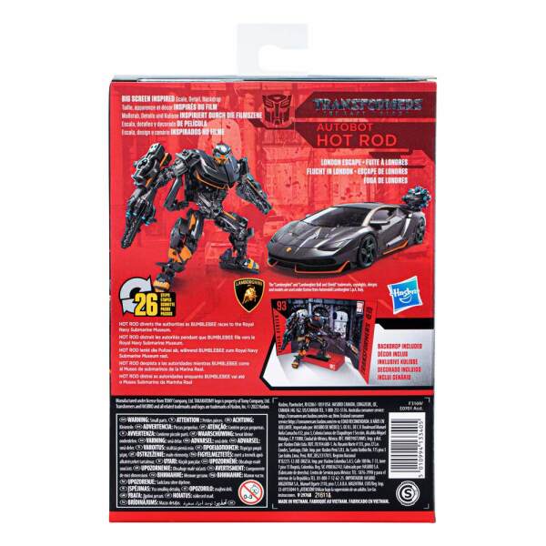 Figura Autobod Hot Rod Transformers: el último caballero Generations Studio Series Deluxe Class 11 cm - Collector4u.com