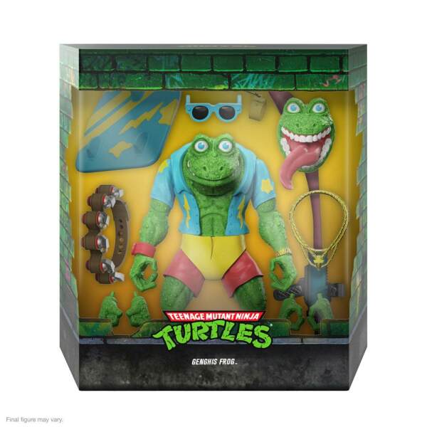Figura Ultimates Genghis Frog Tortugas Ninja 18 cm - Collector4u.com