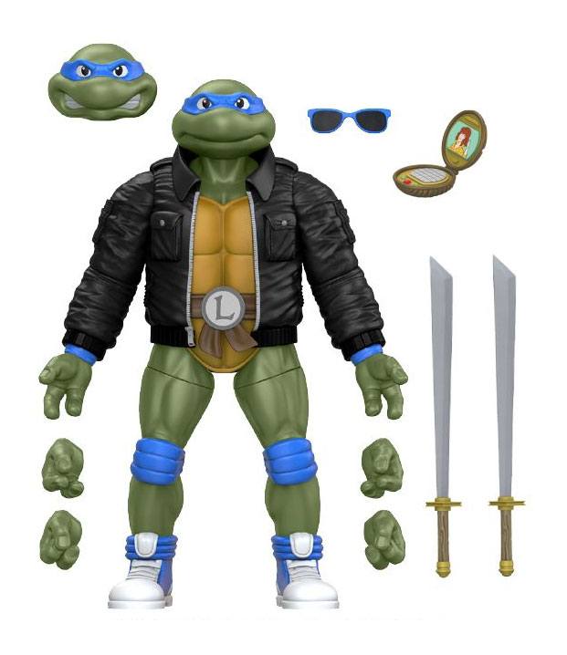 BST Teenage Mutant Ninja Turtles BST AXN Action Figure Leonardo 13 cm 