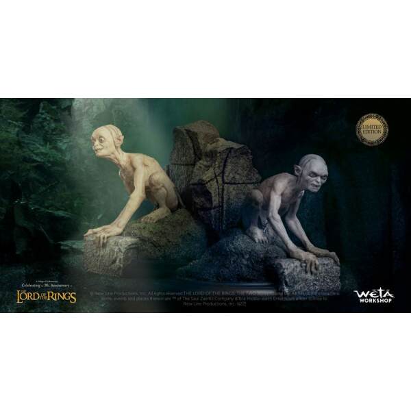 Estatuas Gollum & Sméagol in Ithilien El Señor de los Anillos 11 cm - Collector4u.com