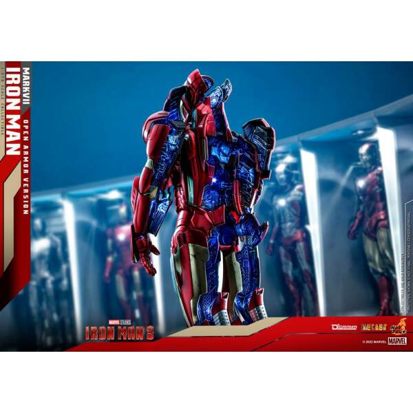 Diorama Iron Man Mark VII Open Armor Version Iron Man 3 1/6 32 cm - Collector4u.com
