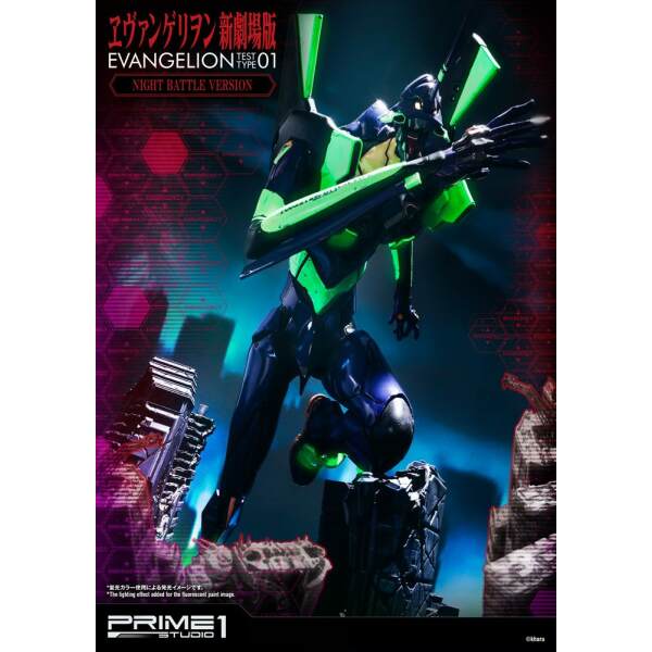 Estatua Evangelion Test Type-01 Neon Genesis Evangelion Night Battle Version 77 cm - Collector4u.com