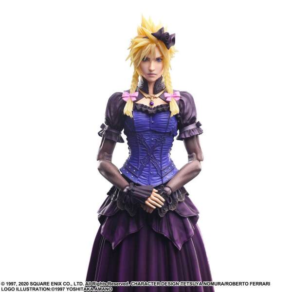 Figura Cloud Strife Dress Final Fantasy VII Remake Play Arts Kai Ver. 28 cm - Collector4u.com