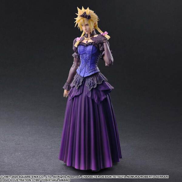 Figura Cloud Strife Dress Final Fantasy VII Remake Play Arts Kai Ver. 28 cm - Collector4u.com
