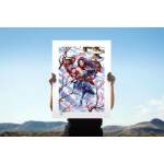 Litografía Psylocke Demon Days X-Men Marvel 46 x 61 cm - Collector4u.com
