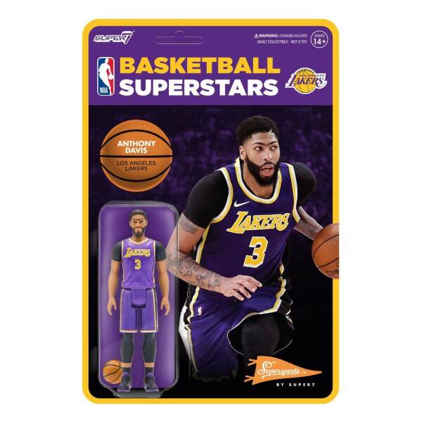 Figura ReAction Wave 3 Anthony Davis NBA (Lakers) [Purple Statement] 10 cm - Collector4u.com