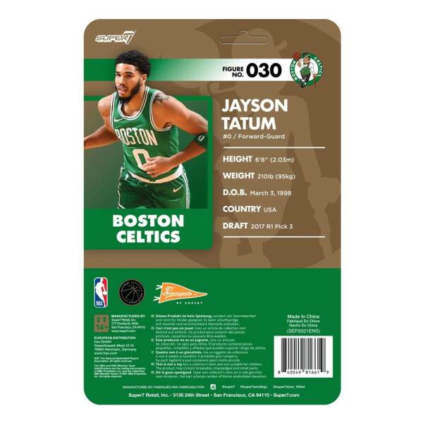 Figura ReAction Wave 4 Jayson Tatum NBA (Celtics) 10 cm - Collector4u.com