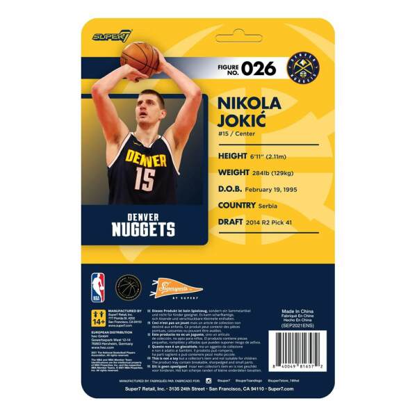 Figura ReAction Wave 4 Nikola Jokic NBA (Nuggets) 10 cm - Collector4u.com