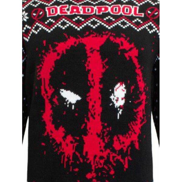 Suéter Christmas Jumper Deadpool Sweatshirt talla M - Collector4u.com