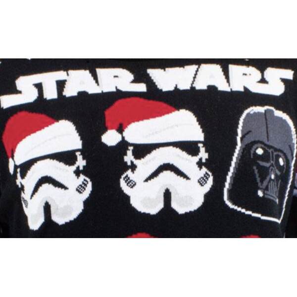 Suéter Christmas Jumper Darth Vader / Stormtrooper Star Wars talla M - Collector4u.com