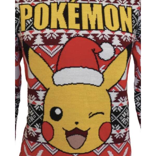 Suéter Christmas Jumper Pikachu Pokémon talla XL - Collector4u.com