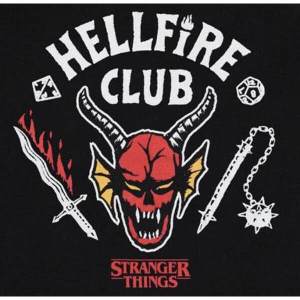 Camiseta Hellfire Stranger Things talla XL - Collector4u.com