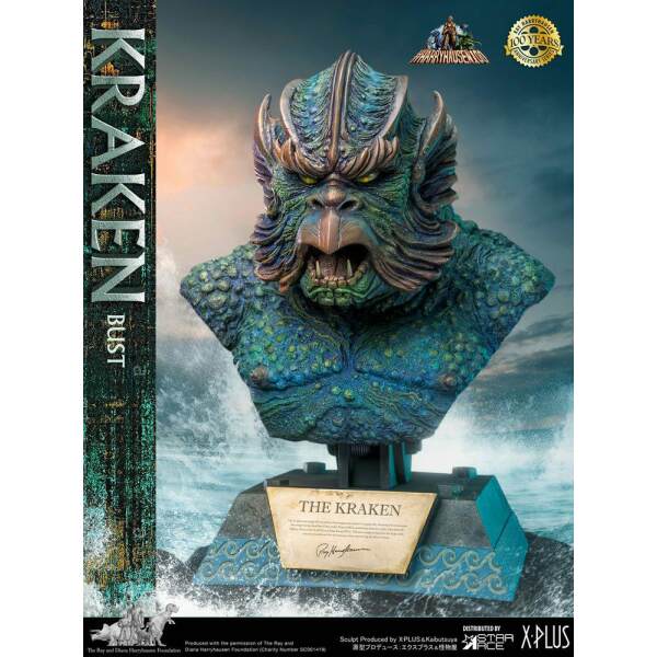 Busto Ray Harryhausens Kraken Furia De Titanes 45 Cm