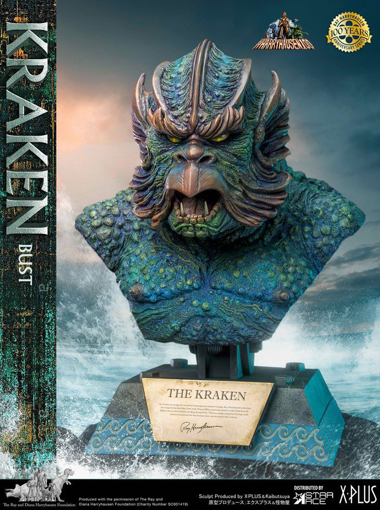 Busto Ray Harryhausens Kraken Furia de titanes 45 cm