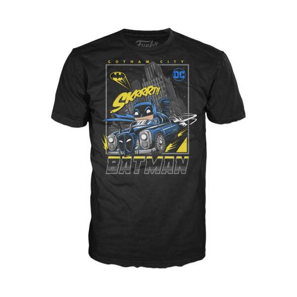 Camiseta Batman Drives Gotham Talla M Dc Comics Loose Pop Tees
