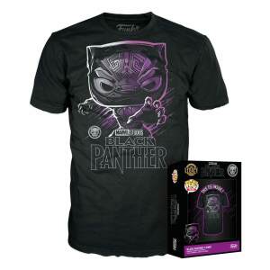Camiseta Black Panther Talla Xl Marvel Boxed Tee