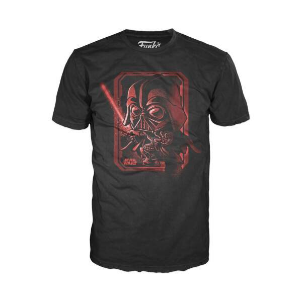Camiseta Darth Vader Lightsaber Talla L Star Wars