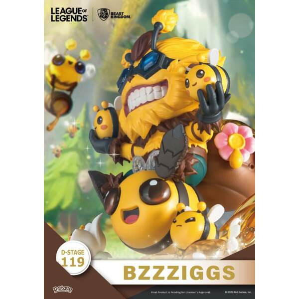 Diorama Pvc D Stage Beemo Bzzziggs League Of Legends 15 Cm 10