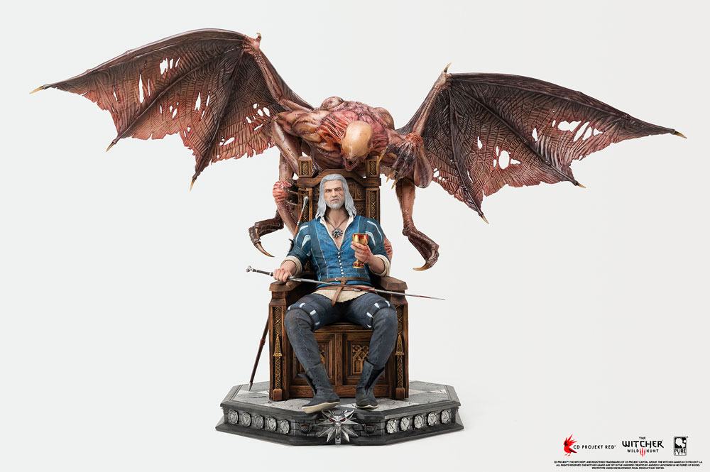 Estatua Deluxe 1/4 Geralt The Witcher 3: Wild Hunt – Blood and Wine 60 cm