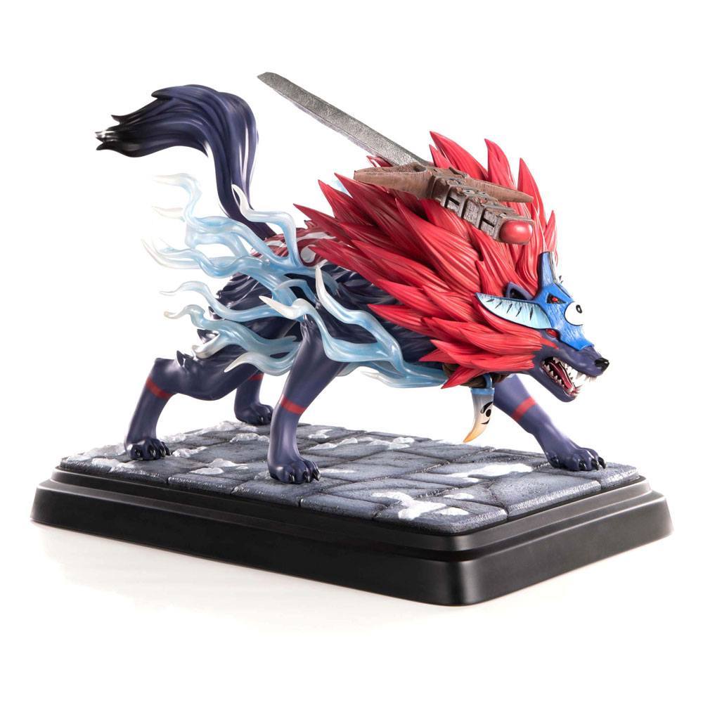 Estatua Oki Okami Wolf Form 35 Cm