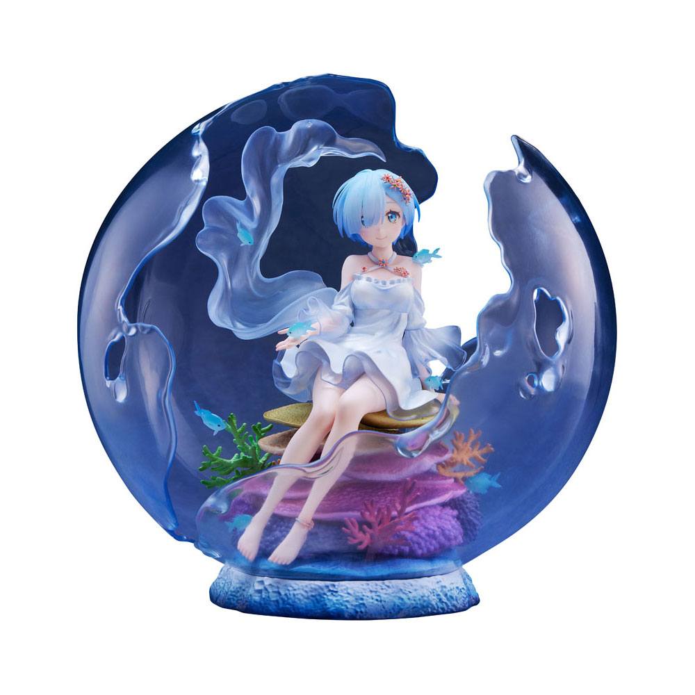 Estatua Rem Aqua Orb Rezero Starting Life In Another World Pvc 1 7 Ver 25 Cm