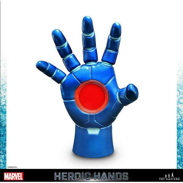 Estatua Tamano Real 2b Iron Man Marvel Heroic Hands Stealth Armor 23 Cm
