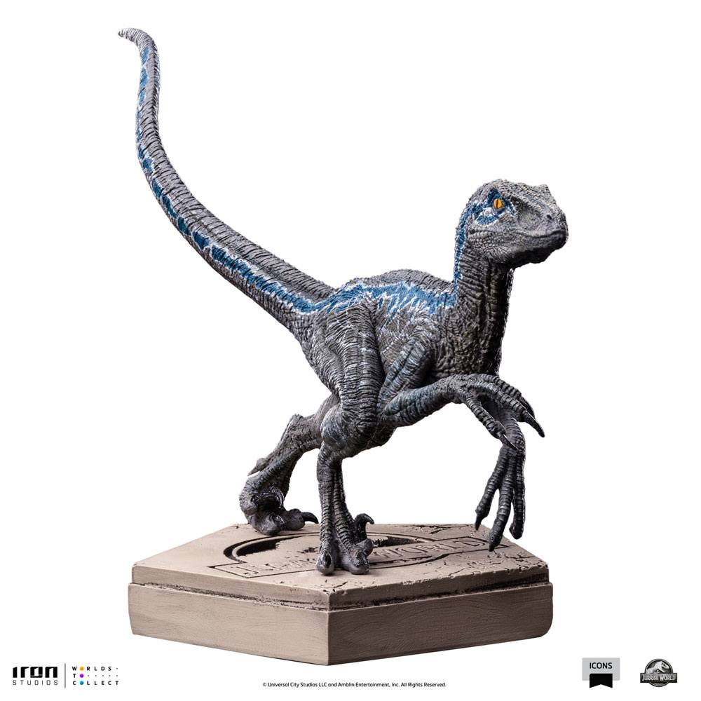 Estatua Velociraptor Blue Jurassic World Icons 9 Cm
