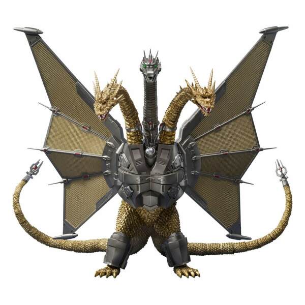 Figura Sh Monsterarts Mecha Ghidorah Godzilla Vs King Ghidorah Shinjuku Decisive Battle Special Set 25 Cm